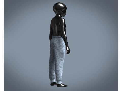 Kids - Printed Jogger 3D Model
