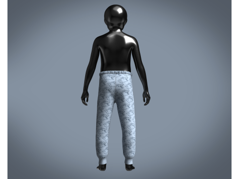 Kids - Printed Jogger 3D Model