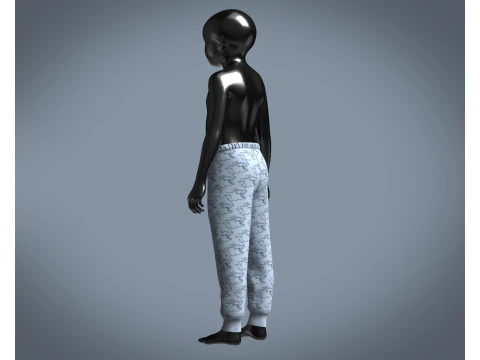 Kids - Printed Jogger 3D Model