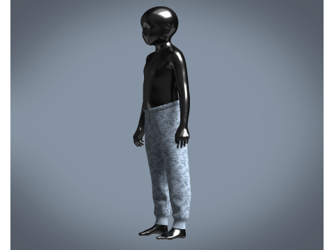 Kids - Printed Jogger 3D Model