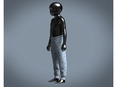 Kids - Printed Jogger 3D Model