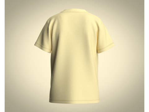 Kids T-Shirt Mini Cat Modèle 3D