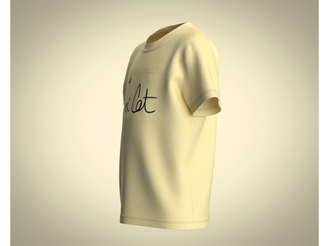 Kids T-Shirt Mini Cat Modèle 3D