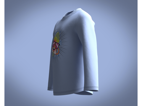 Kids - Print Sweatshirt Modèle 3D