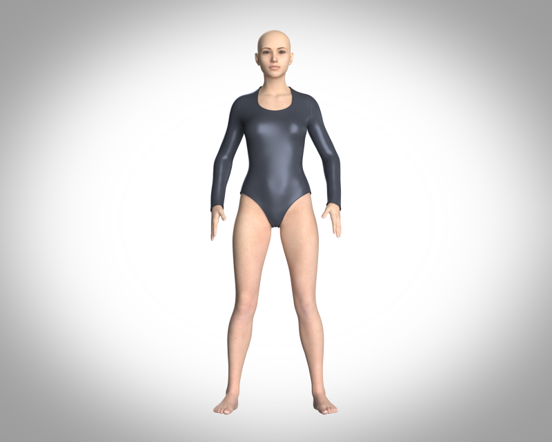 Ladies Bodysuit With Genesis 8 3D Model .c4d .max .obj .3ds .fbx .stl .blend 