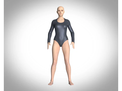 Body feminino com G&ecirc;nesis 8 Modelo 3D