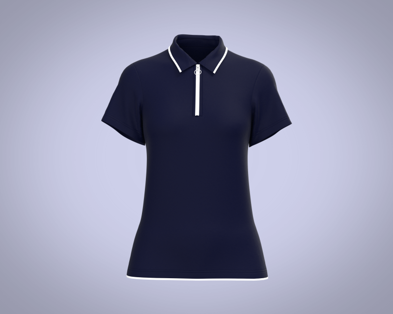 Ladies Blue Polo Modelo 3D .c4d .max .obj .3ds .fbx .stl .blend 