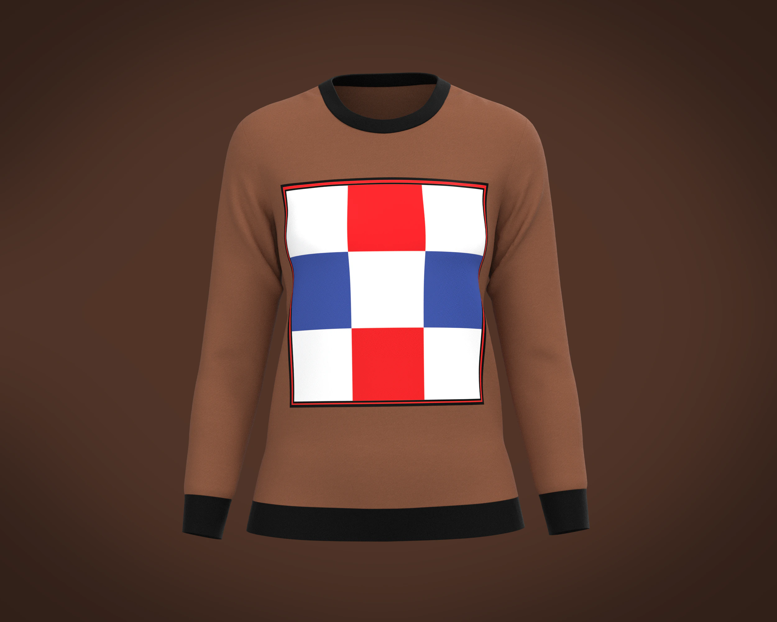 Ladies Long Sleeve Tops 3D Model .c4d .max .obj .3ds .fbx .stl .blend 