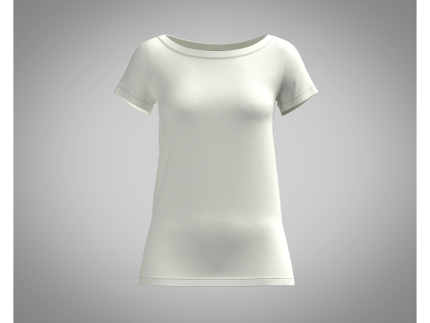 Girls 6 Types T-Shirt Pack 3D Model