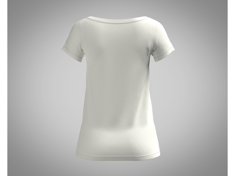 Girls 6 Types T-Shirt Pack 3D Model