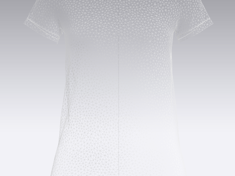 Girls 6 Types T-Shirt Pack 3D Model