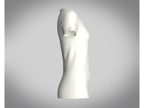 Girls 6 Types T-Shirt Pack 3D Model