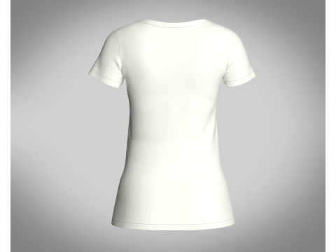 Girls 6 Types T-Shirt Pack 3D Model