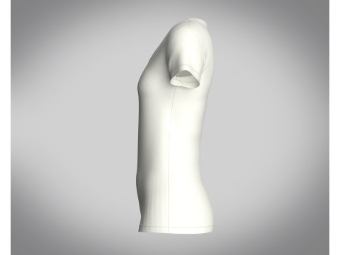 Girls 6 Types T-Shirt Pack 3D Model