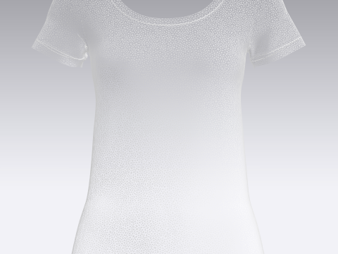 Girls 6 Types T-Shirt Pack 3D Model