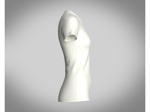 Girls 6 Types T-Shirt Pack 3D Model
