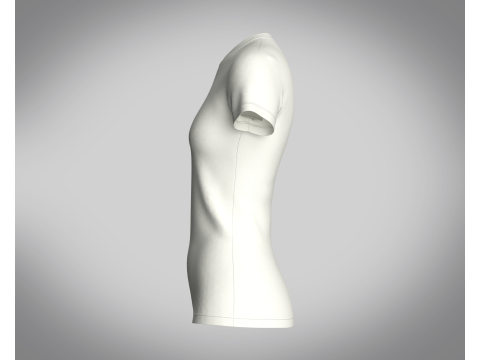 Girls 6 Types T-Shirt Pack 3D Model