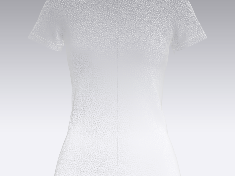 Girls 6 Types T-Shirt Pack 3D Model