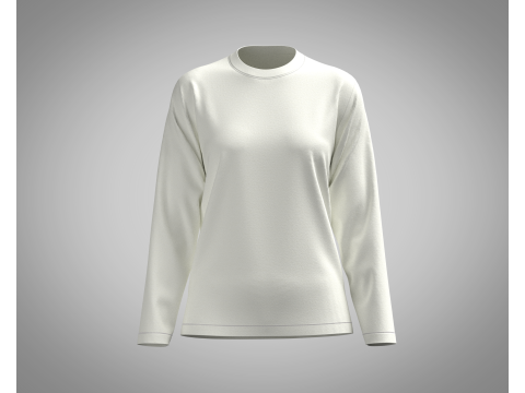 Girls 6 Types T-Shirt Pack 3D Model