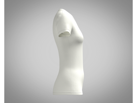 Girls 6 Types T-Shirt Pack 3D Model