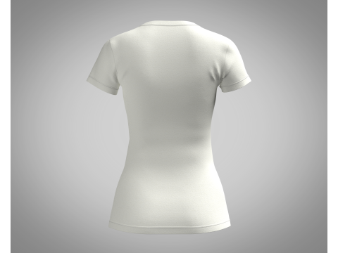 Girls 6 Types T-Shirt Pack 3D Model