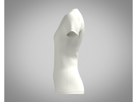 Girls 6 Types T-Shirt Pack 3D Model