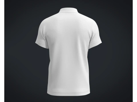 High Neck T-shirt 3D Model