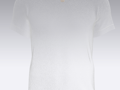 High Neck T-shirt Model 3D