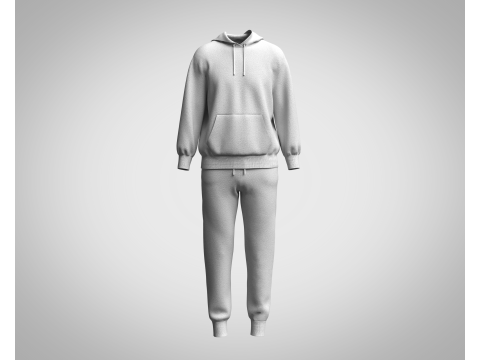 Hoodie And Jogger - Colorway 3Dモデル