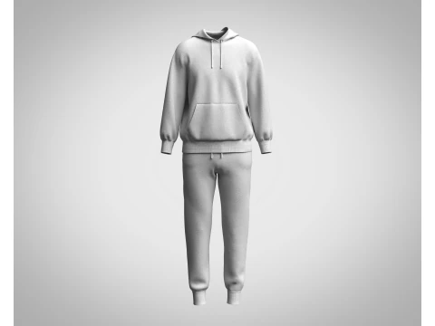 Hoodie And Jogger - Colorway 3D Model
