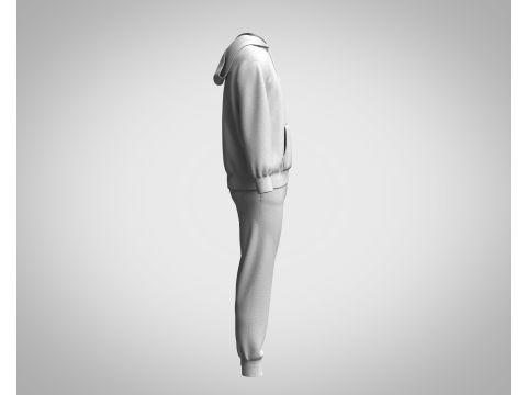 Hoodie And Jogger - Colorway 3Dモデル