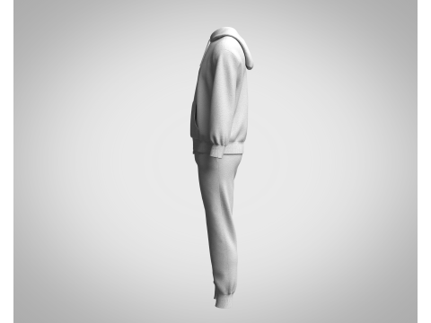 Hoodie And Jogger - Colorway 3Dモデル