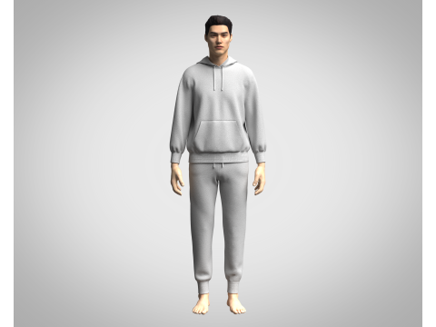 Hoodie And Jogger - Colorway 3Dモデル
