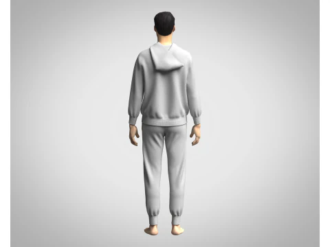 Hoodie And Jogger - Colorway 3D Model