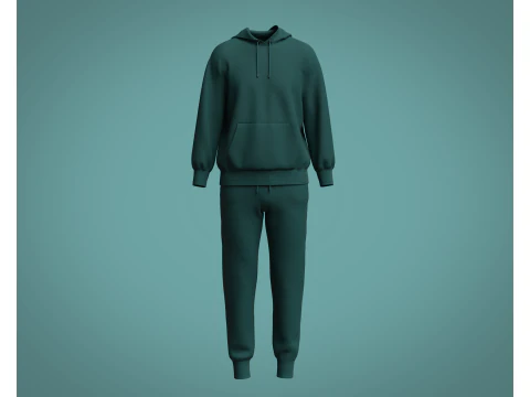 Hoodie And Jogger - Colorway 3D Model