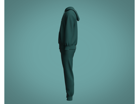 Hoodie And Jogger - Colorway 3Dモデル