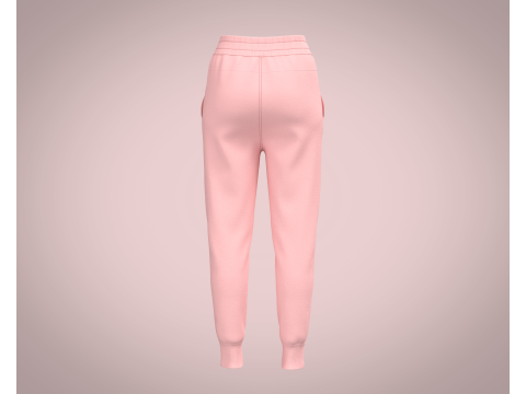 Ladies Pink Hoodie with jogger 3D 模型