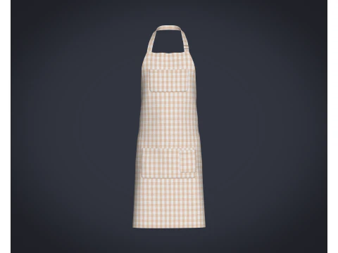 Apron - Checked 3D Model