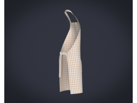 Apron - Checked 3D-Modell