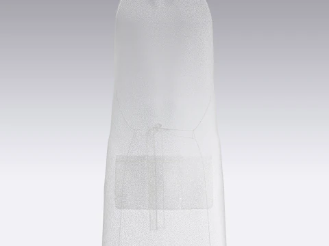 Apron - Checked V2 3D Model