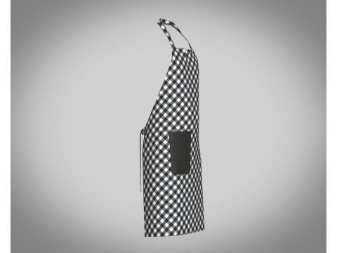 Apron - Checked V3 3D Model