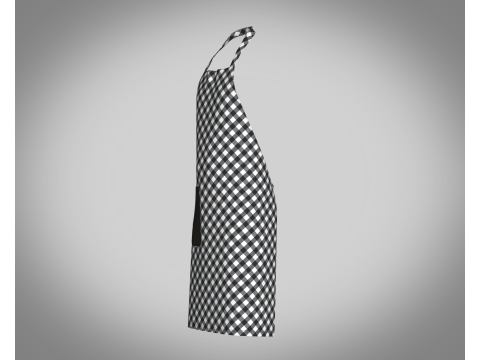 Apron - Checked V3 3D Model