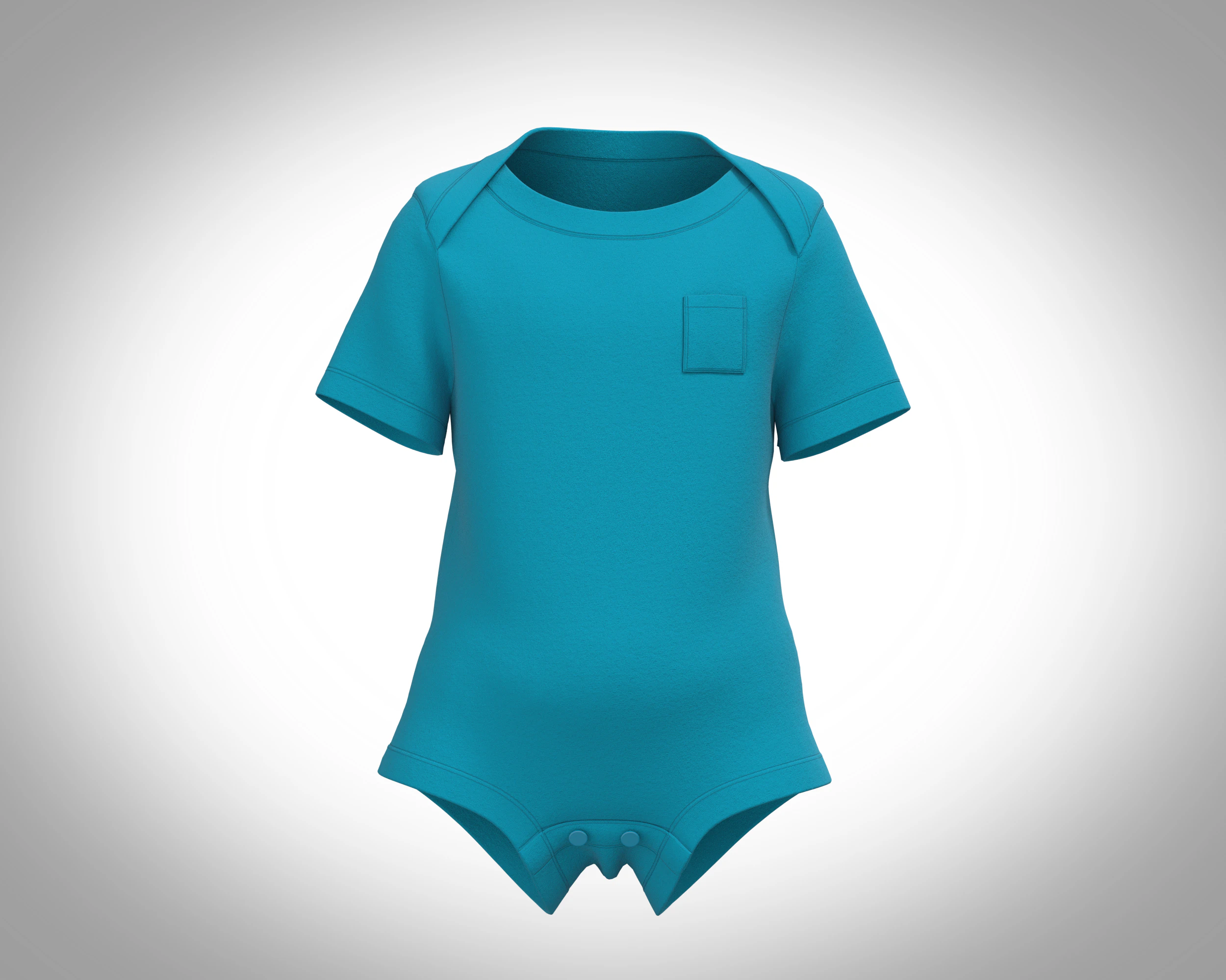 Baby Rompers 3D Model .c4d .max .obj .3ds .fbx .stl .blend 