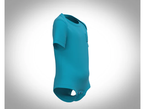 Baby Rompers 3D Model