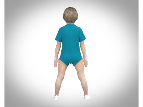 Baby Rompers 3D मॉडल