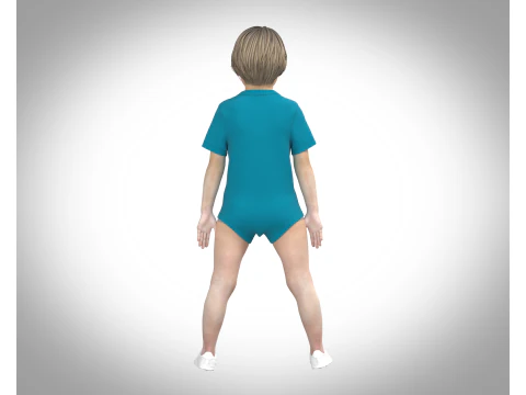 Baby Rompers 3D Model