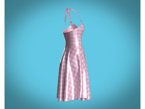 Barbie Dress V4 3D Modell