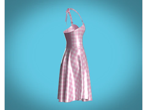 Barbie Dress V4 3D Model