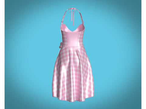 Barbie Dress V4 3D Model