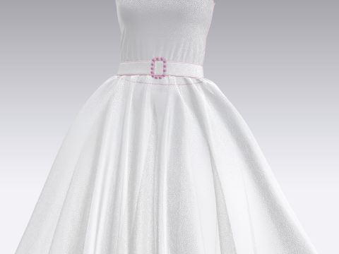 Barbie Dress - Barbie B 3D Model